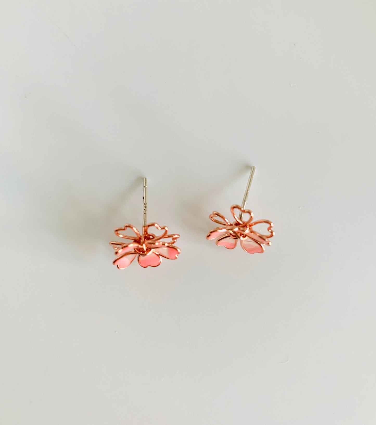 Unique Wired Sakura Stud Earrings