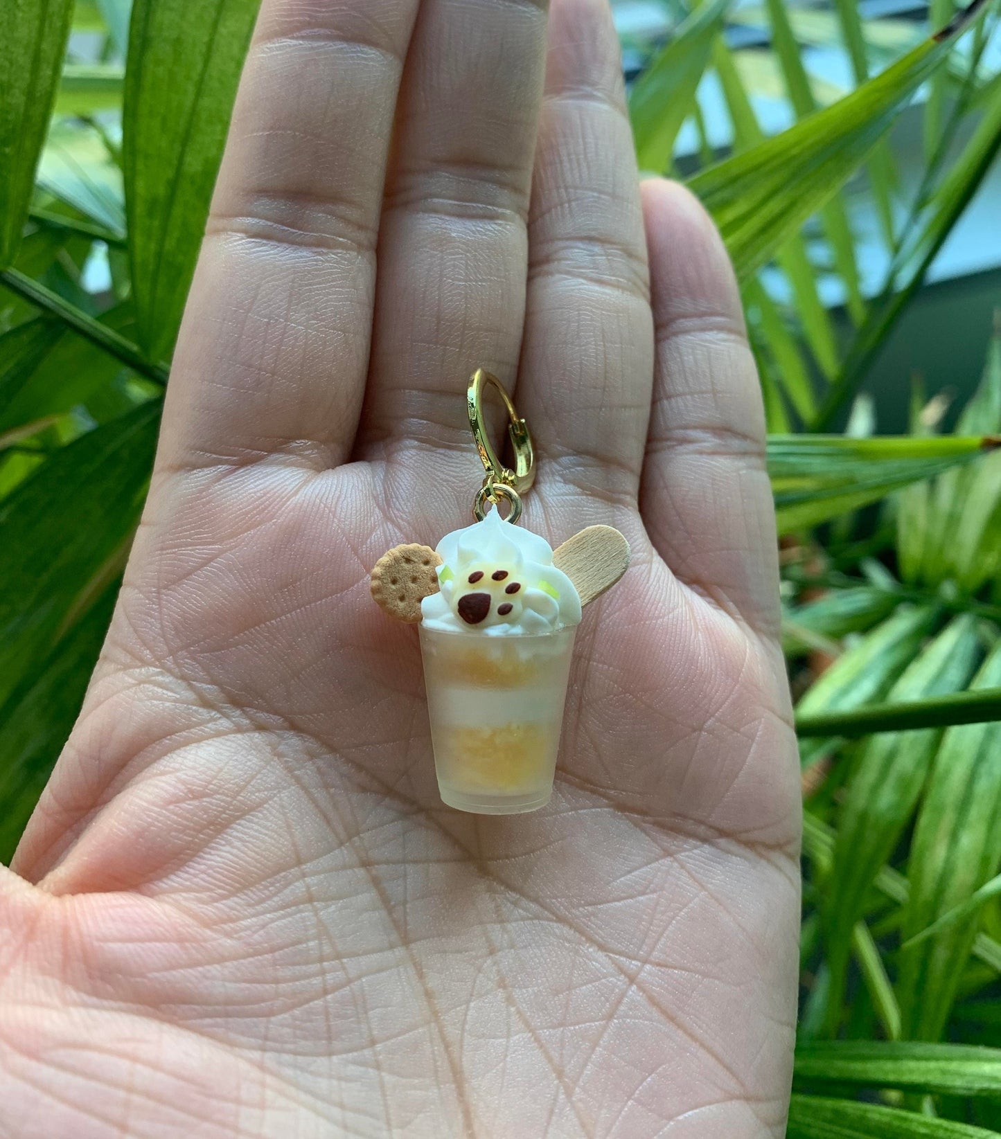 The Pawppuccino Earrings (Lightweight)