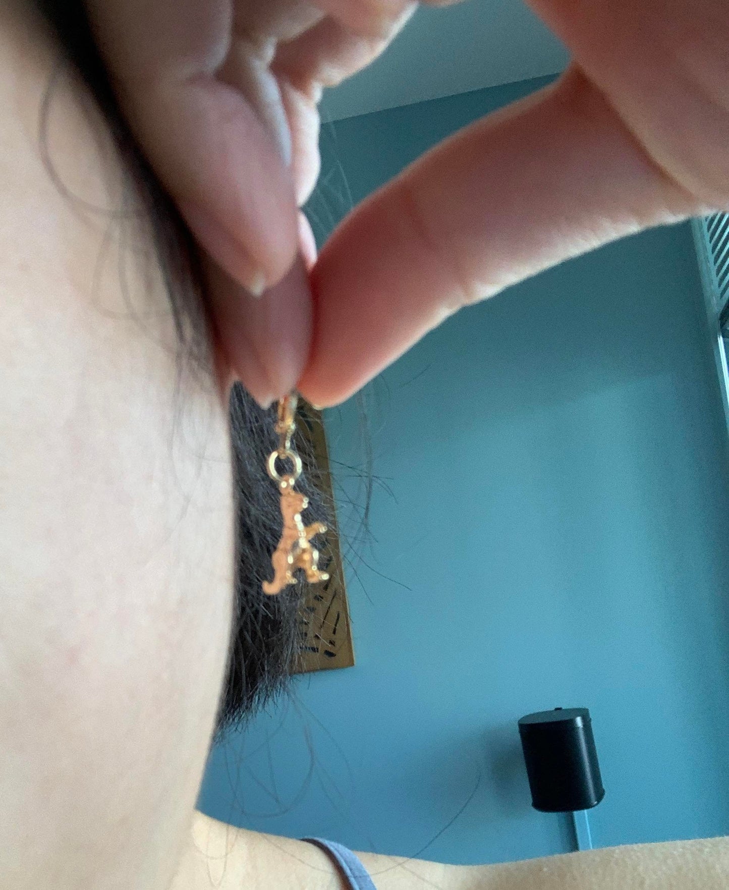 The Dinosaur Trex Huggie Earrings