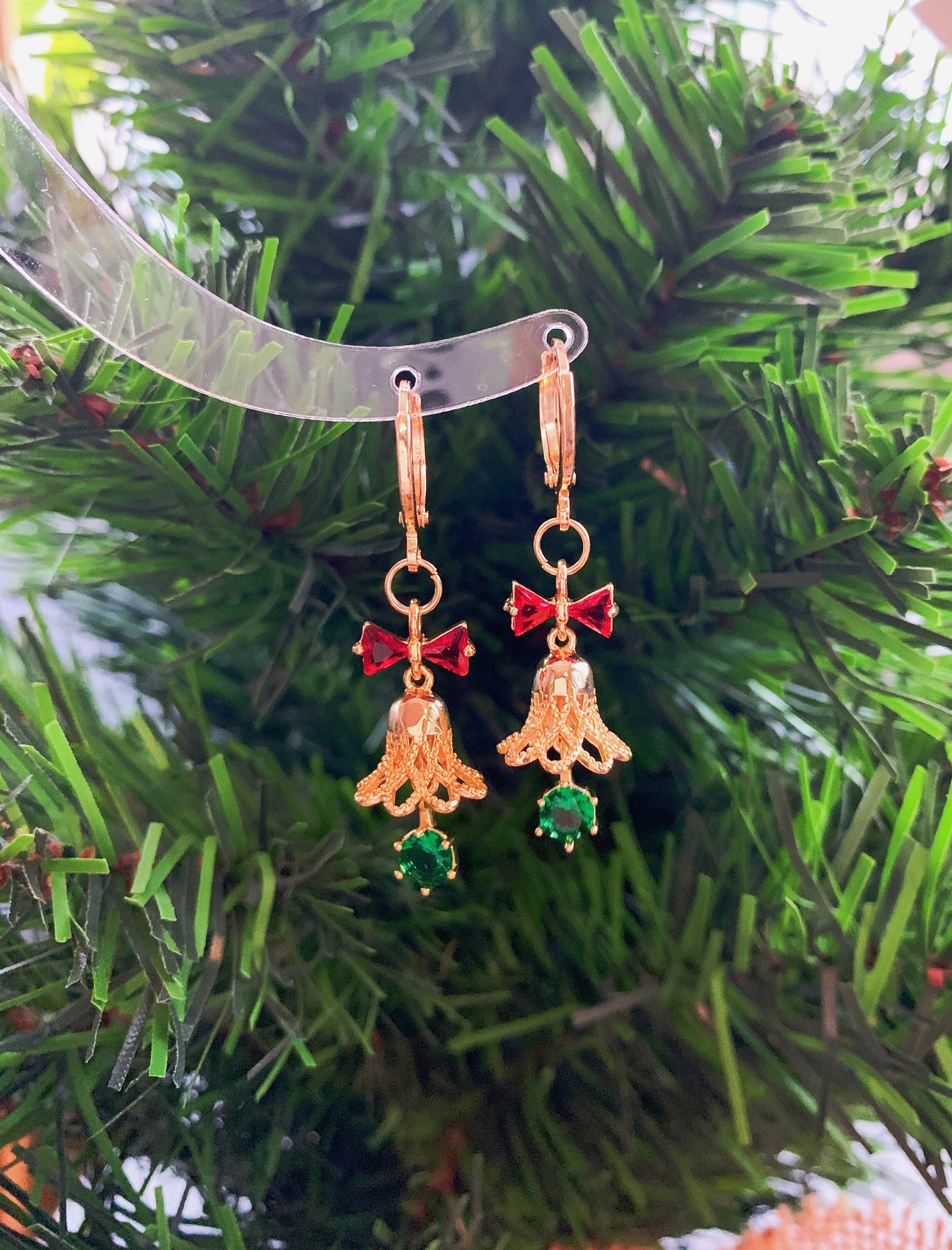 Dainty Jingle Bell Huggie Earrings
