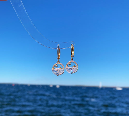 The Midnight Sea Star Earrings