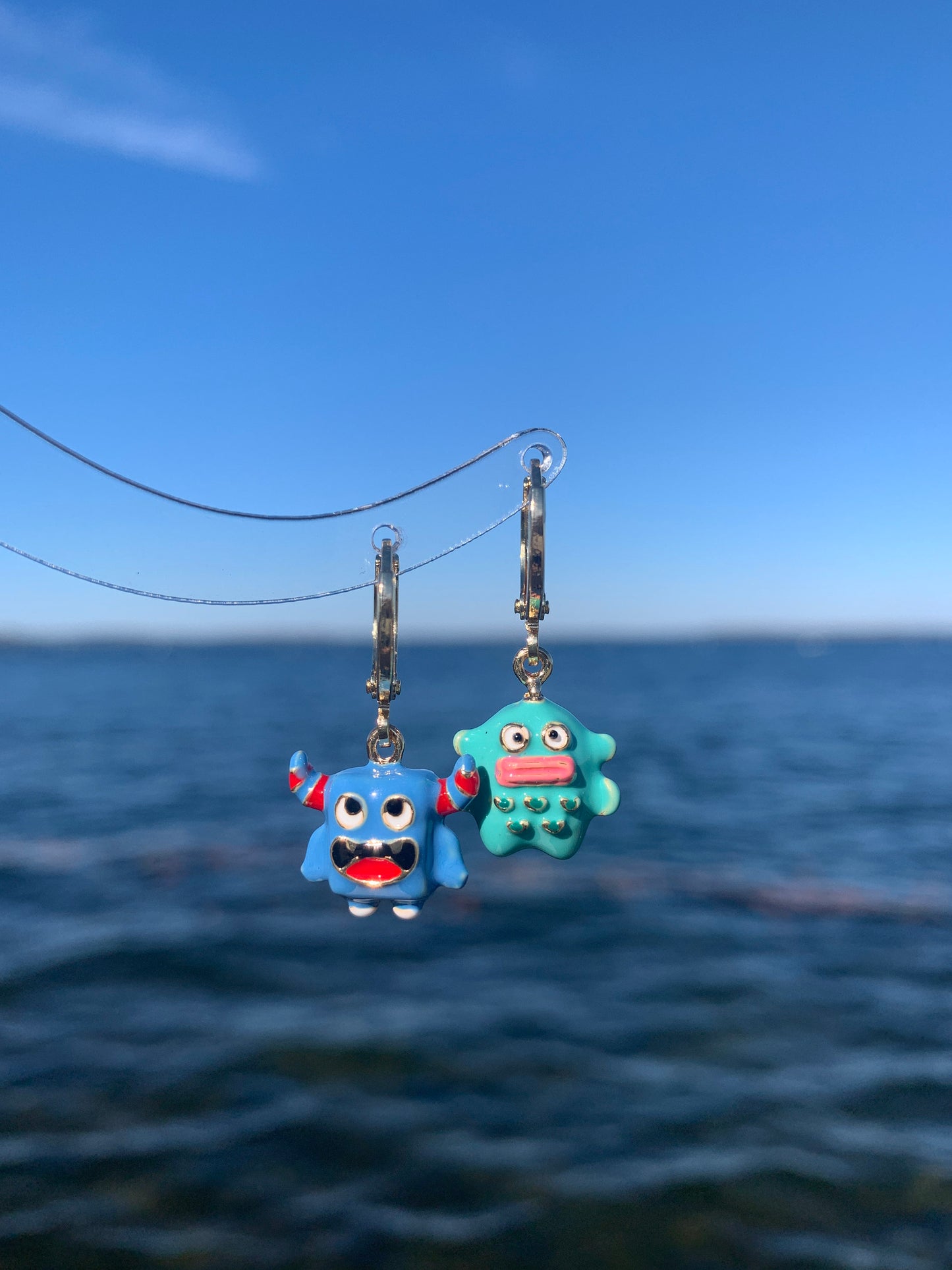Unique Little Monsters Huggie Earrings