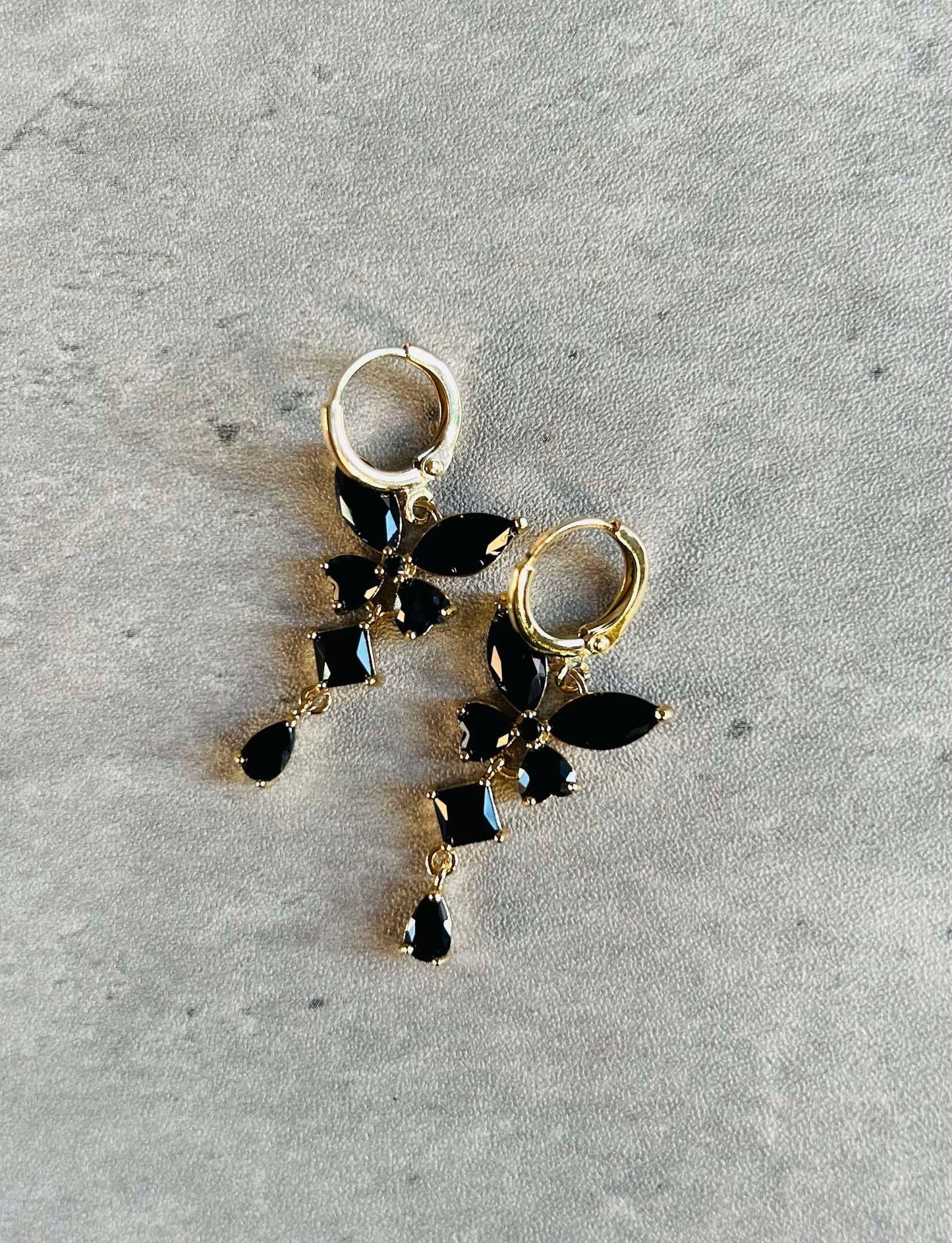 14K Gold Plateted Butterfly Dangle Earrings