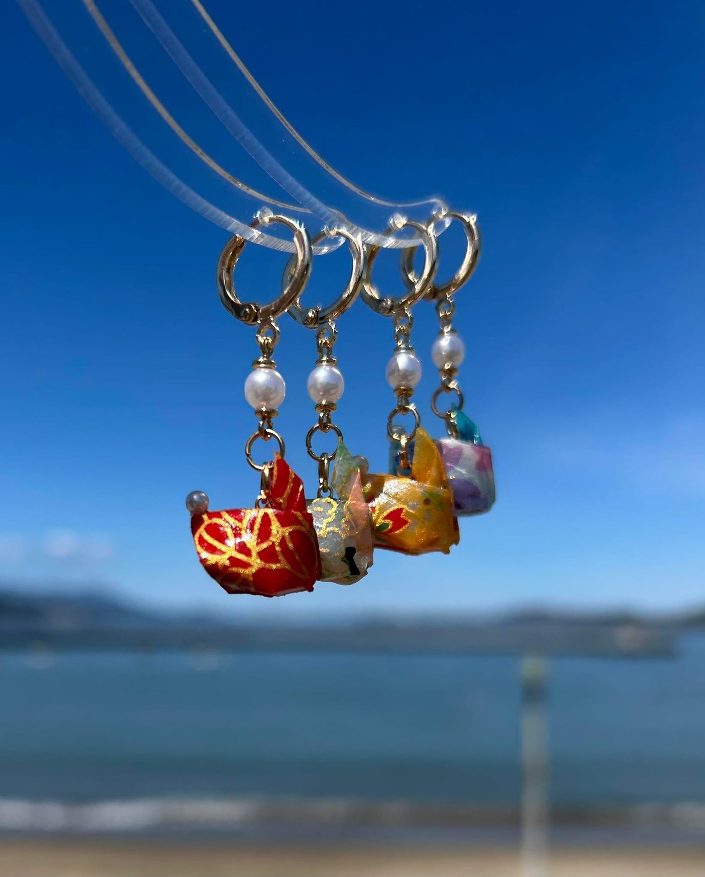 Unique Origami Bunny Earring