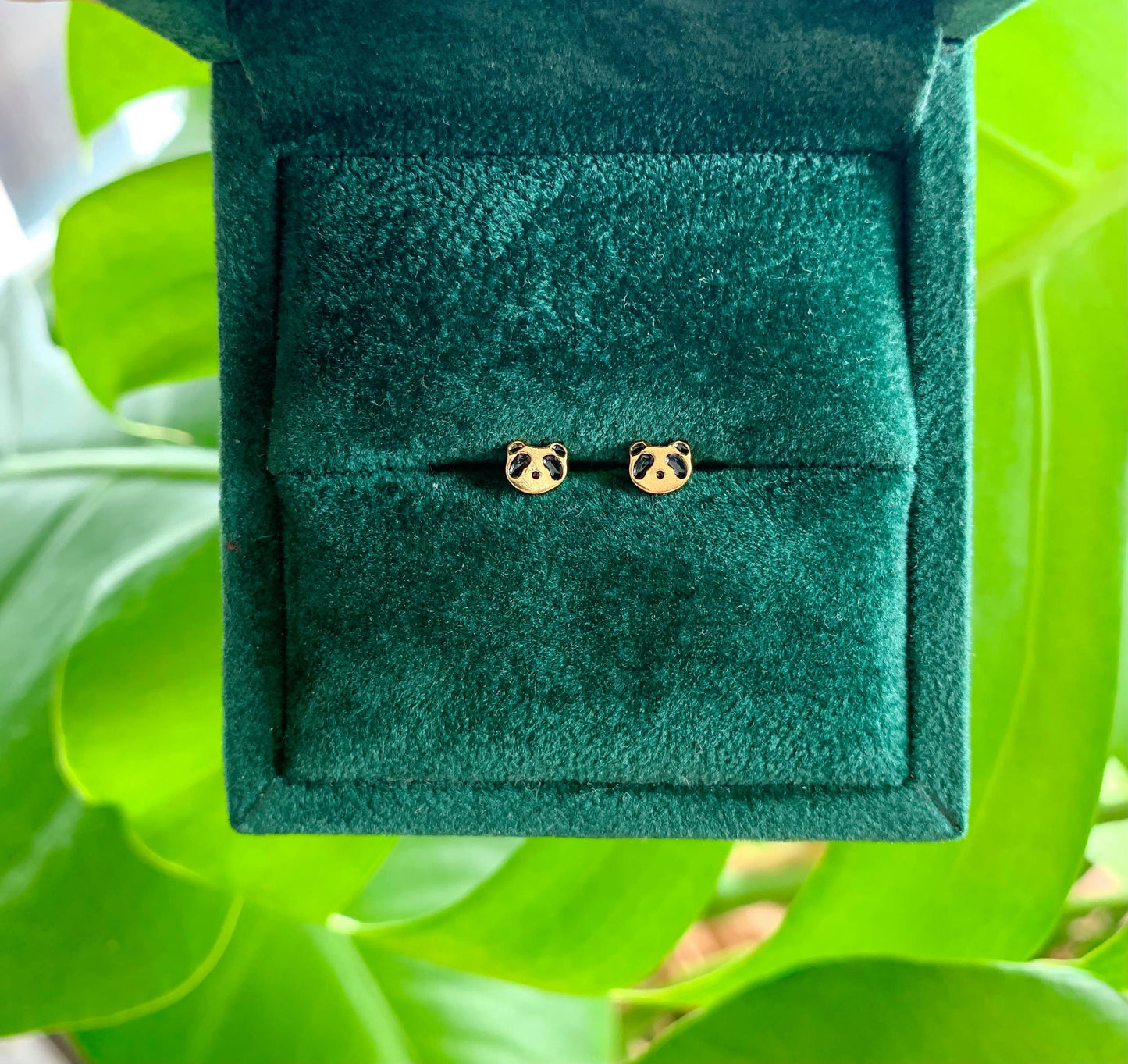 Mini Panda Stud Earrings