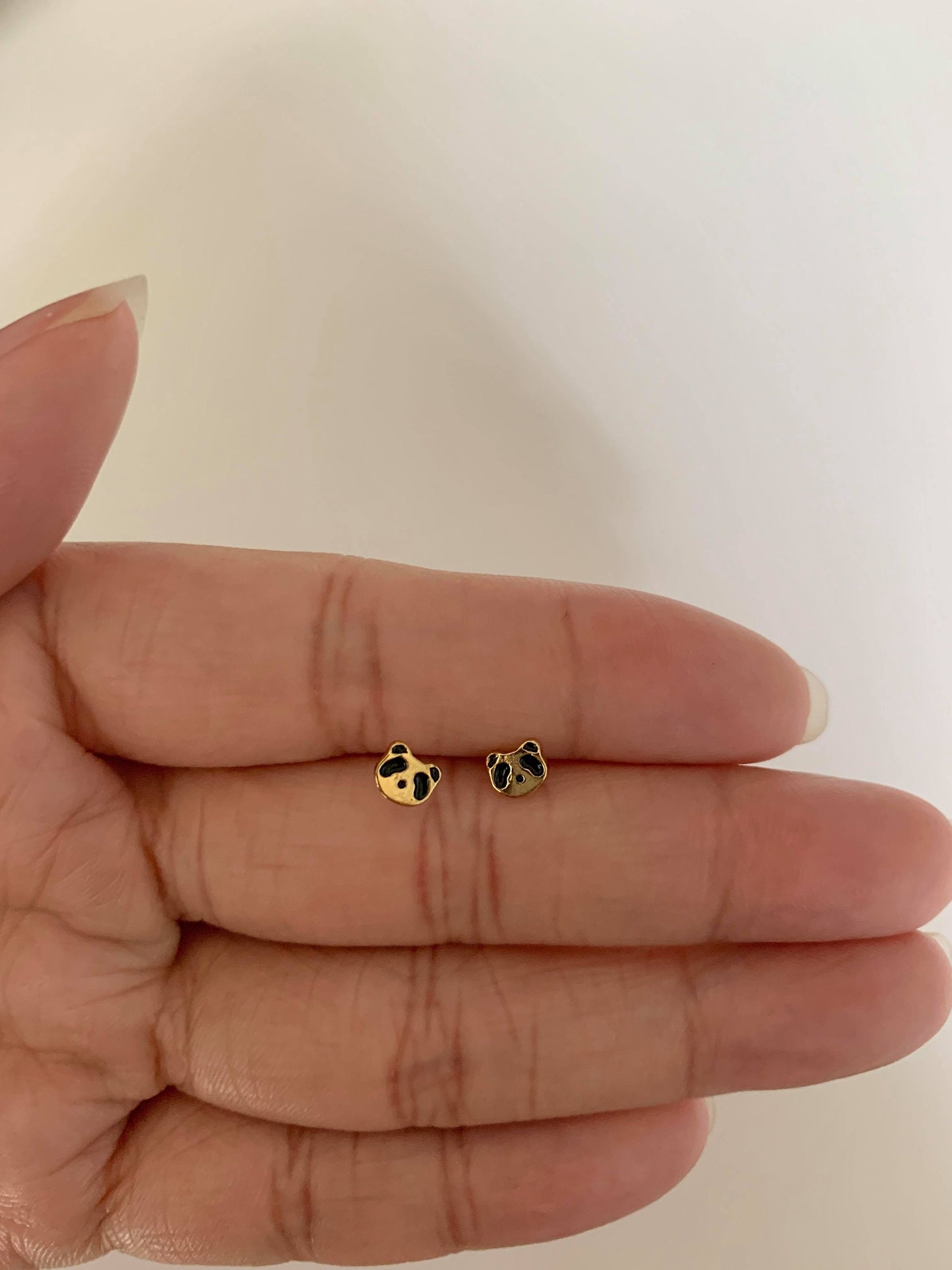Mini Panda Stud Earrings