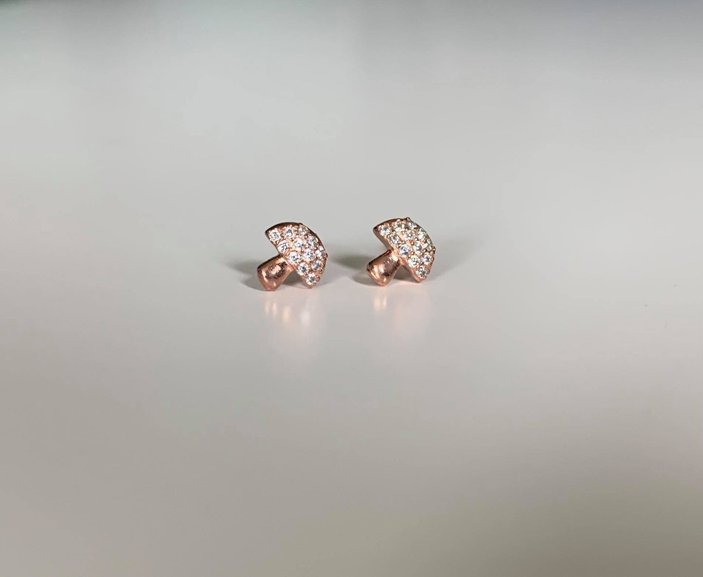 Mini Mushroom Stud Earrings