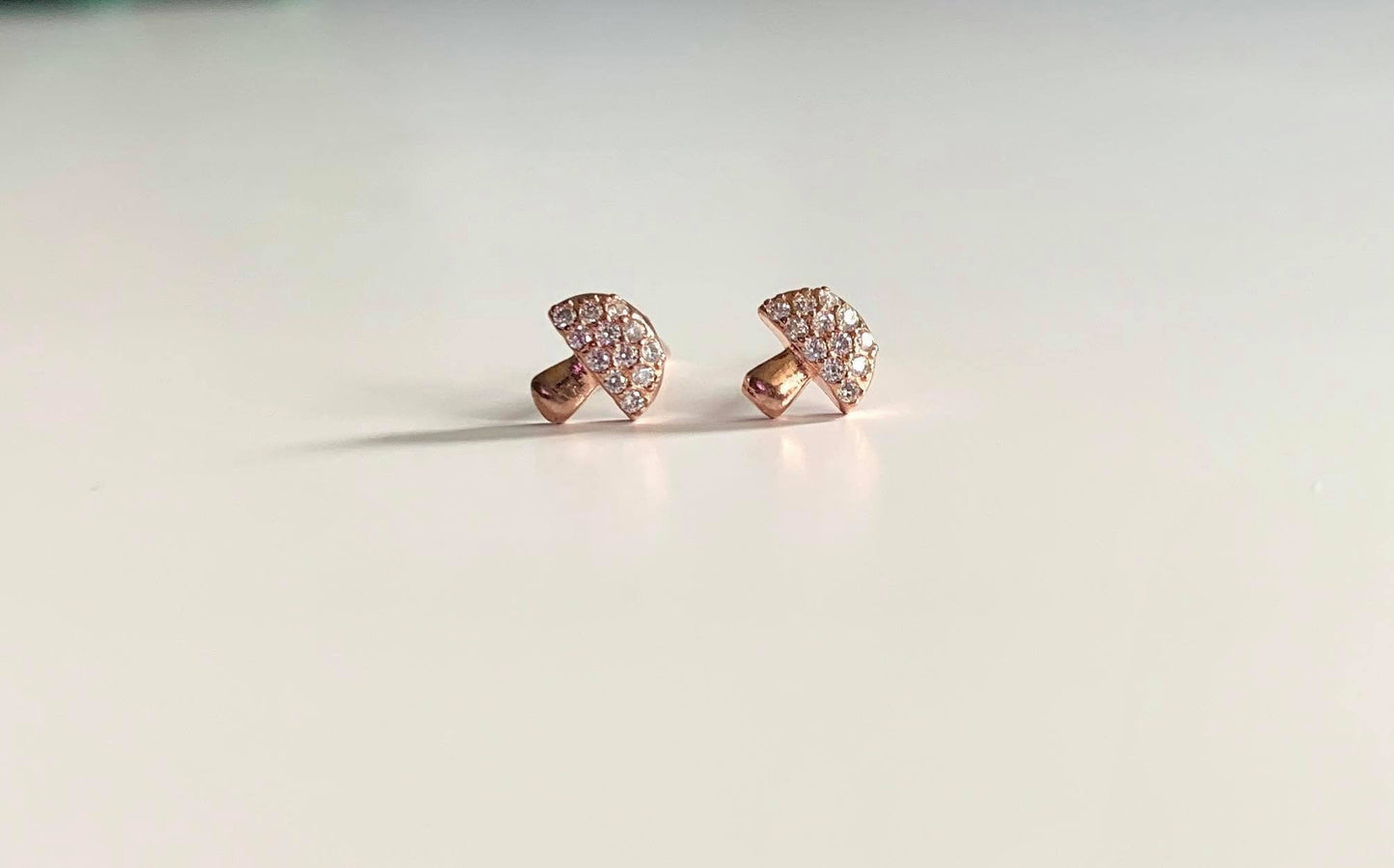 Mini Mushroom Stud Earrings