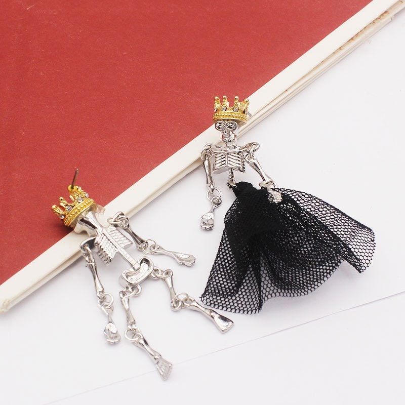Unique A Gothic Wedding Earrings
