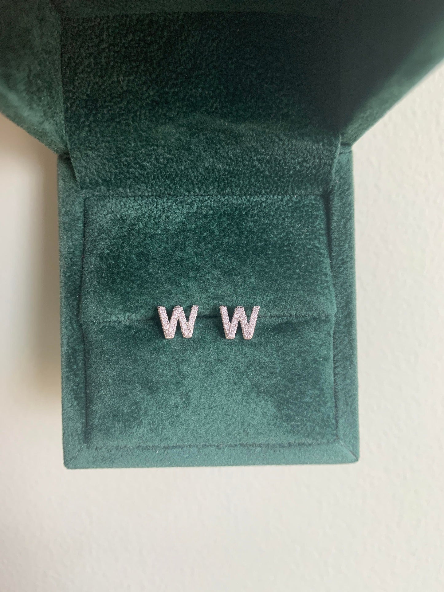 Dainty Alphabets Earrings Initial Earrings