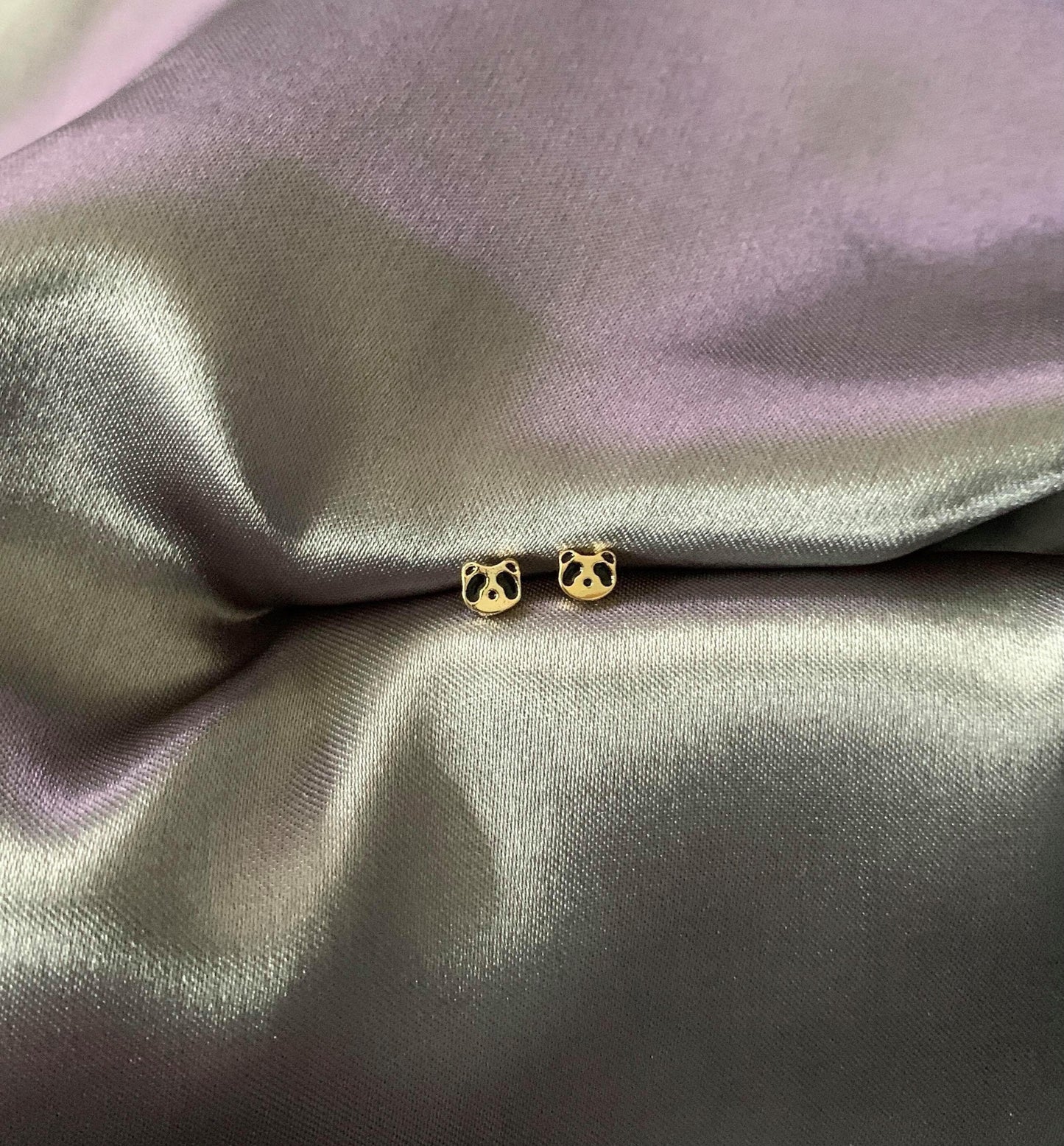 Mini Panda Stud Earrings
