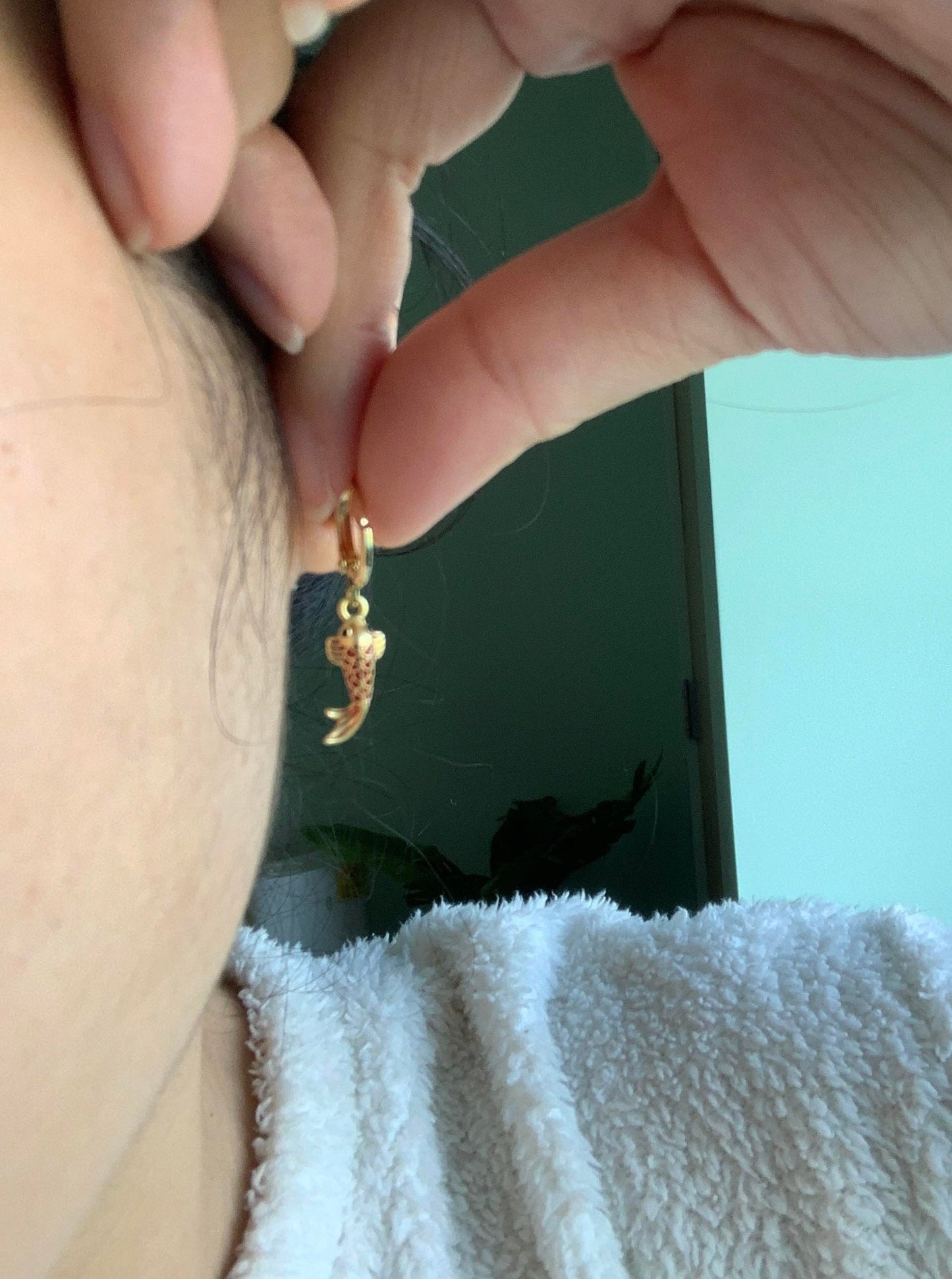 Unique Koi Fish Earrings
