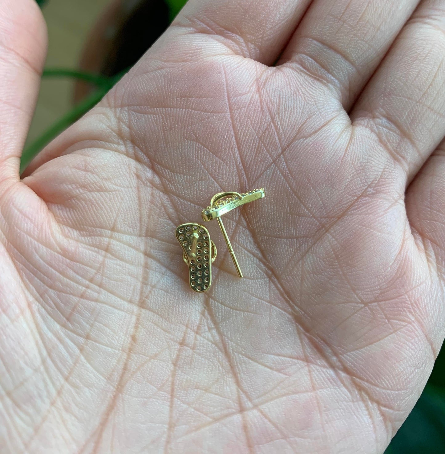 Unique Flip Flop Stud Earrings