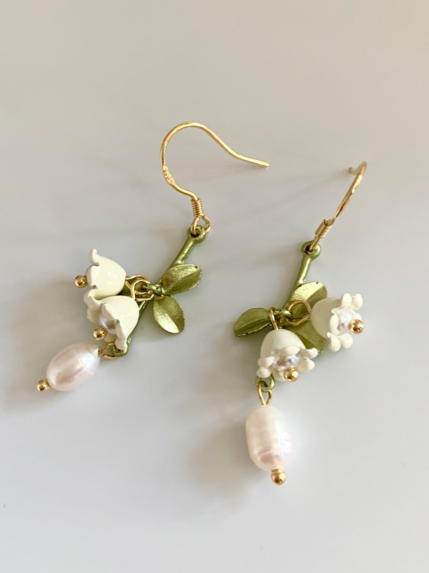 Unique Lily of the Valley Earrings