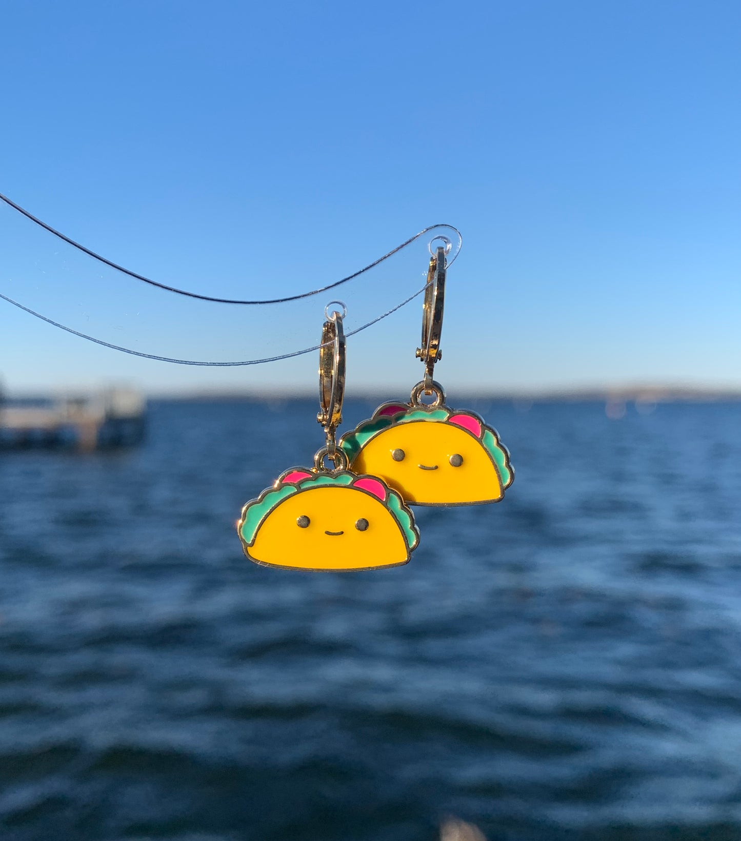 Unique Taco Earrings