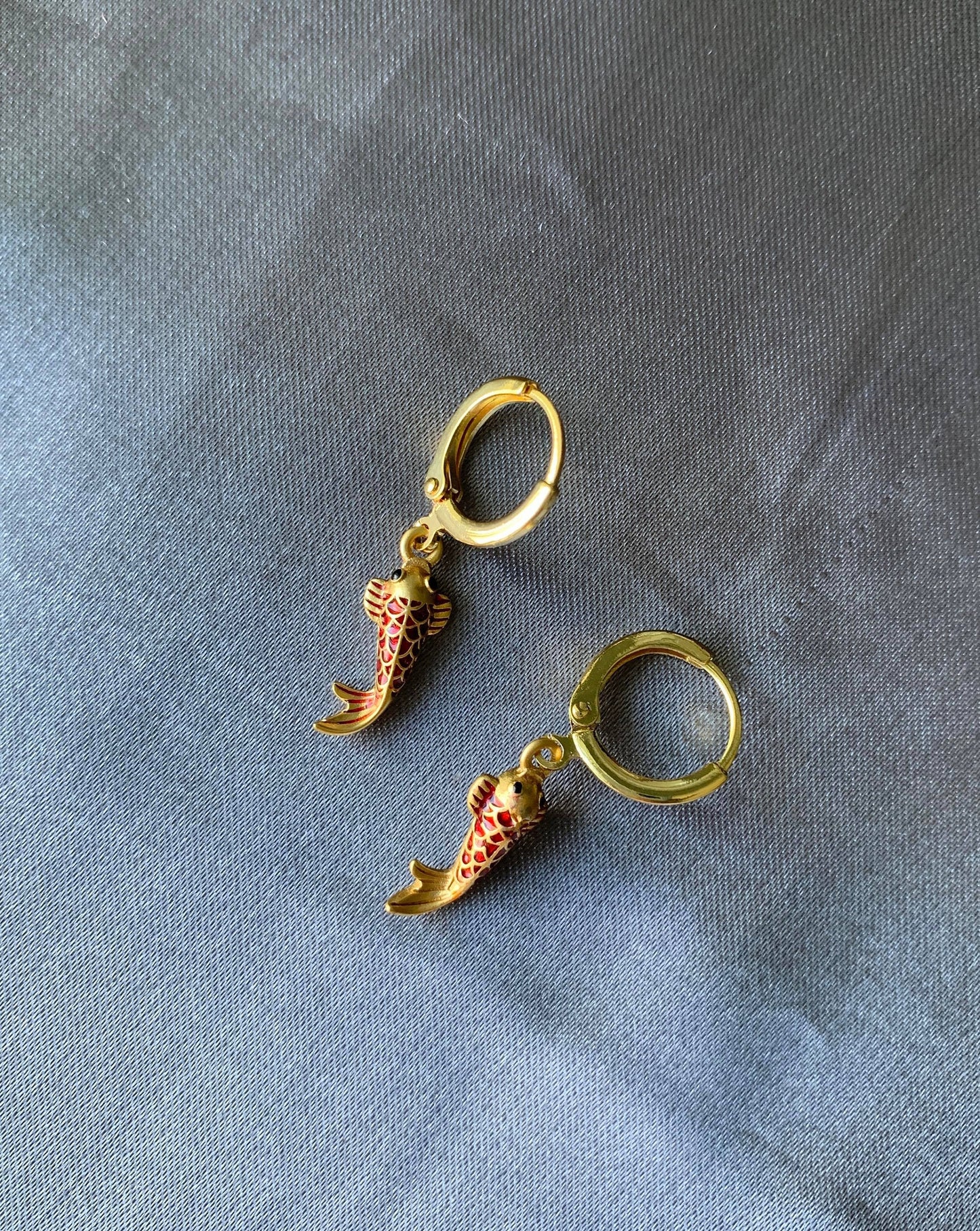 Unique Koi Fish Earrings