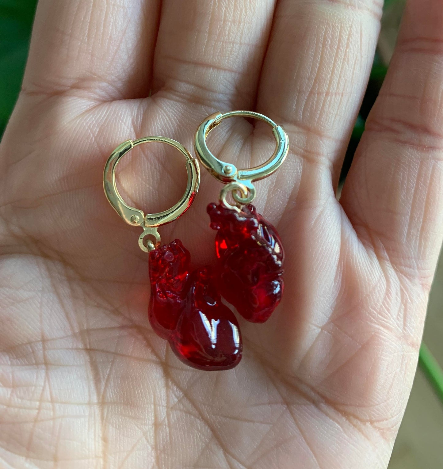 The Heart Huggie Earrings