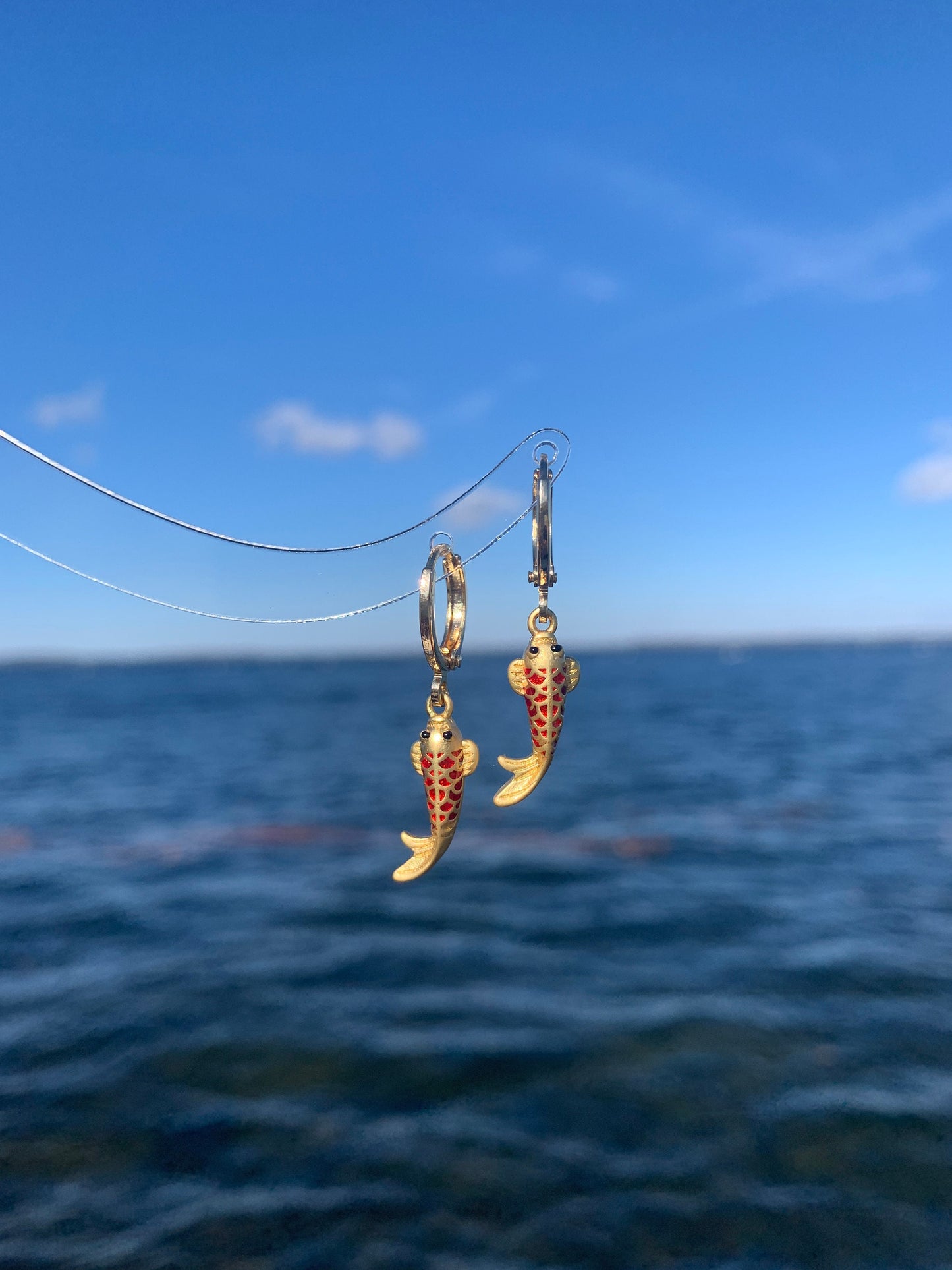 Unique Koi Fish Earrings