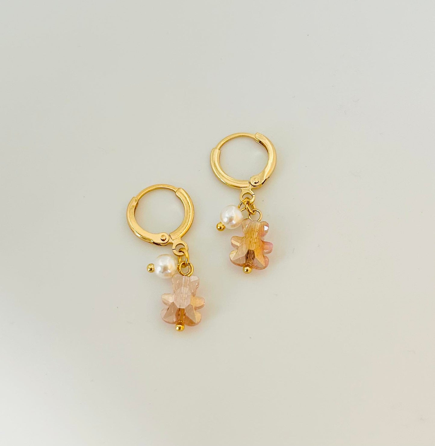 Cute Little Bear Dangle Earrings