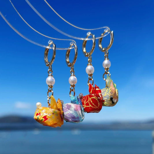 Unique Origami Bunny Earring