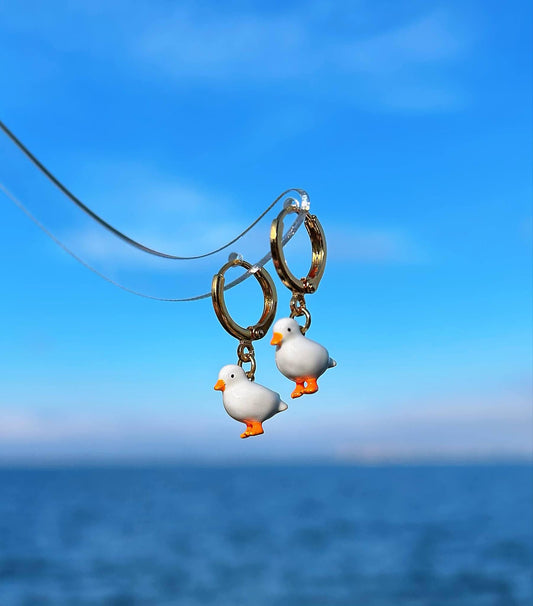 Unique Goose Earrings