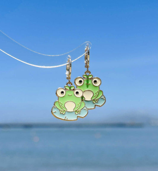 Unique Frog Earrings