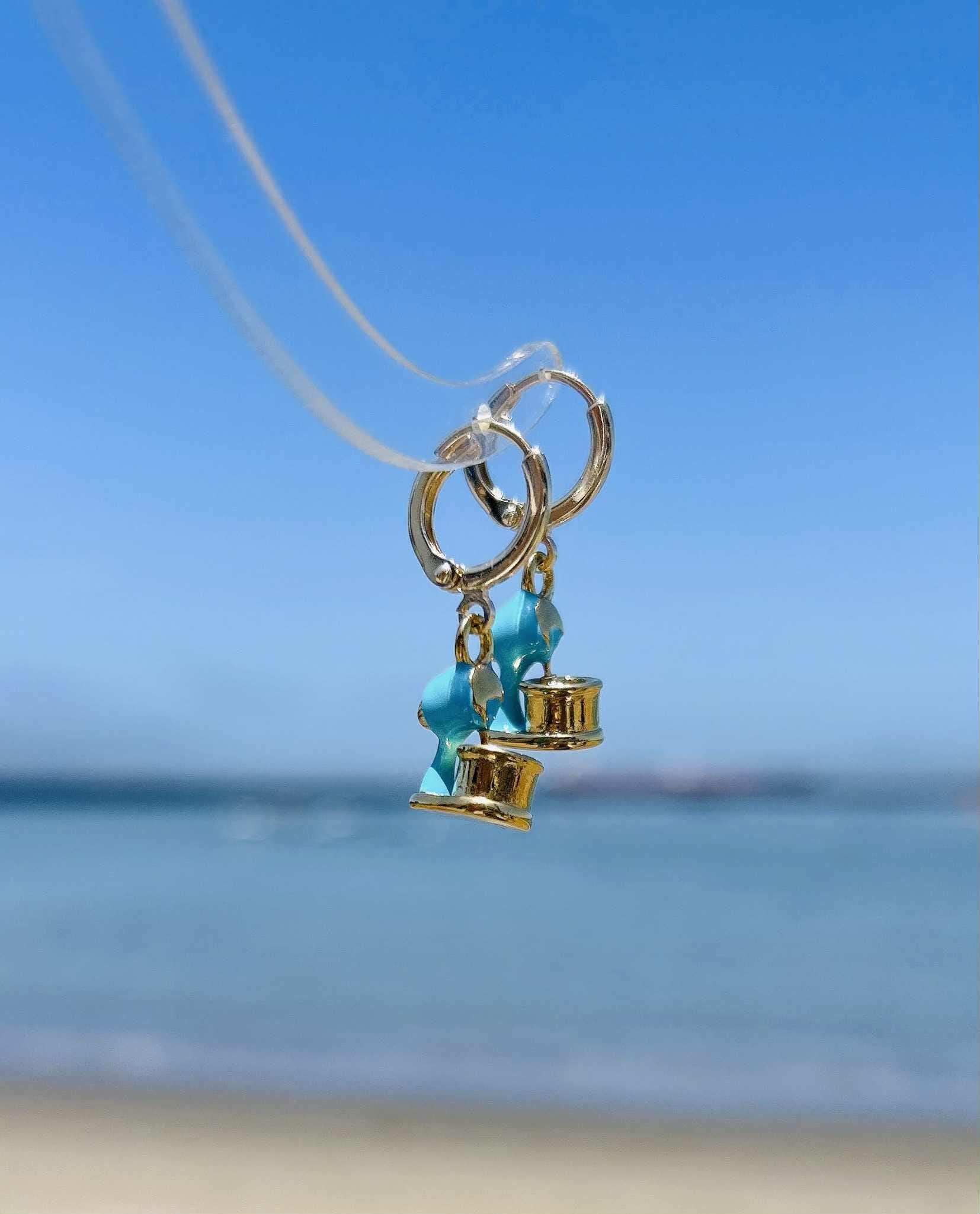 Unique 14K Gold Plated Kitchen Mixer Earrings