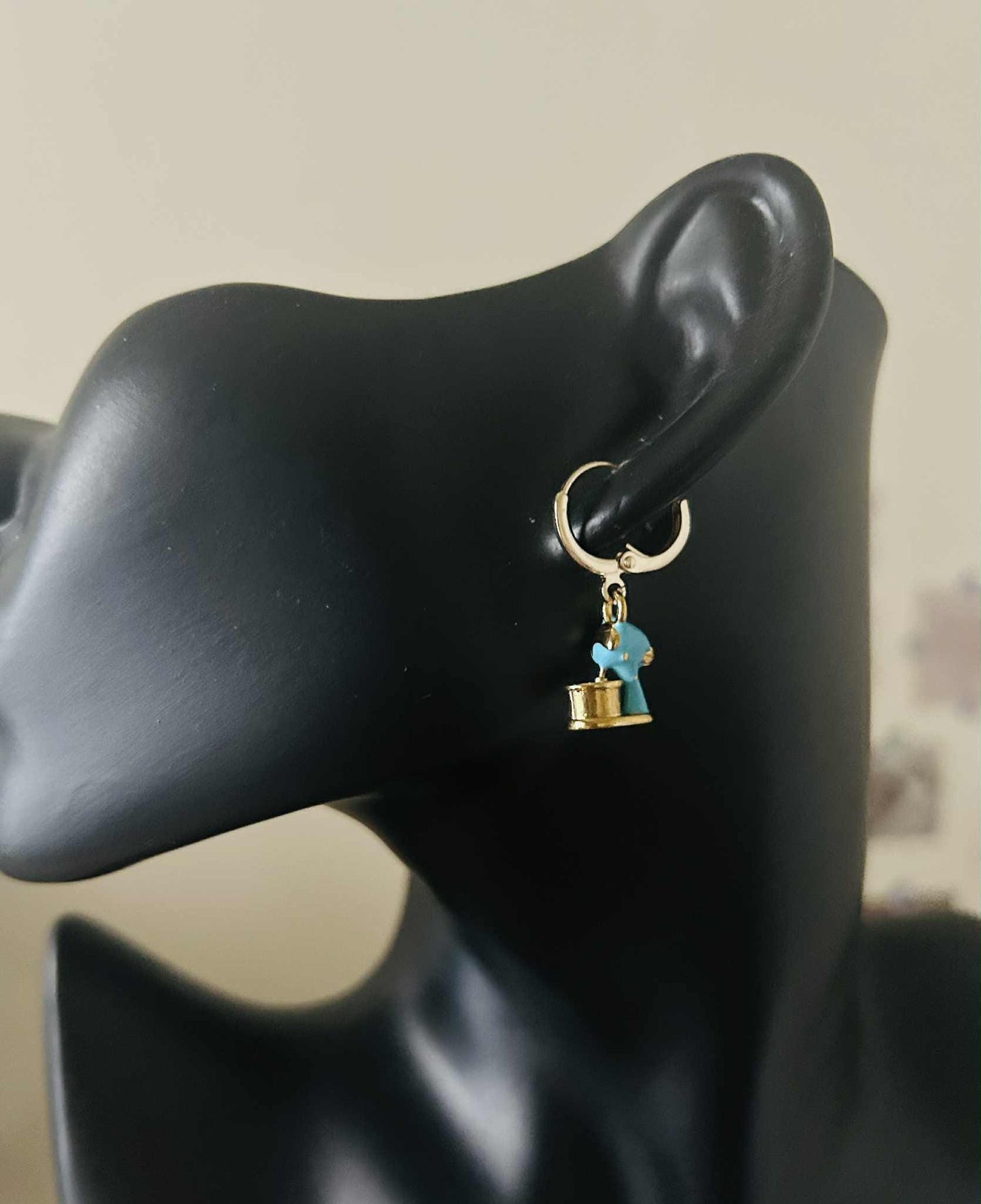 Unique 14K Gold Plated Kitchen Mixer Earrings