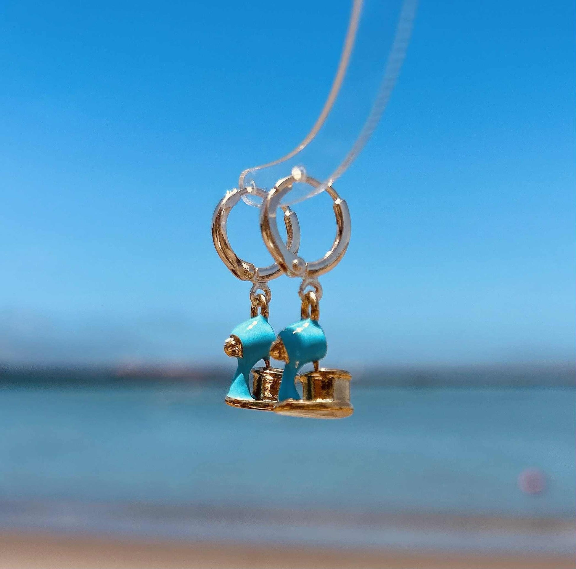 Unique 14K Gold Plated Kitchen Mixer Earrings