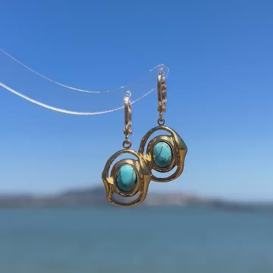 Dainty Turquoise Earrings
