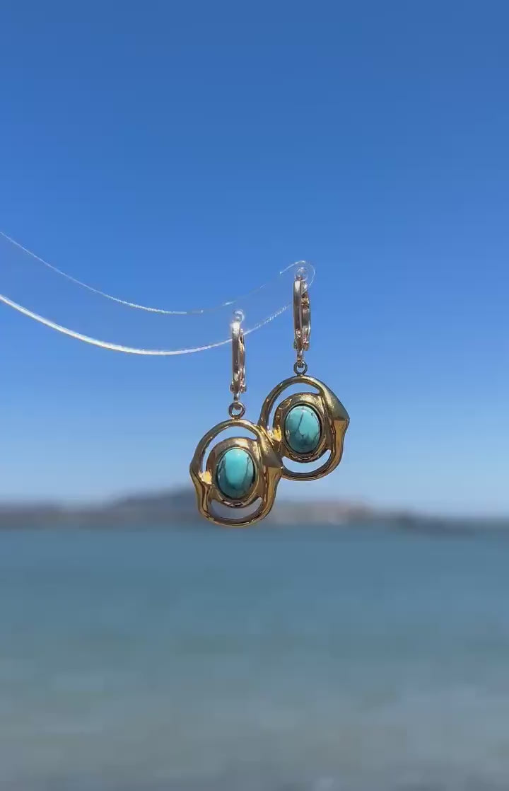 Dainty Turquoise Earrings