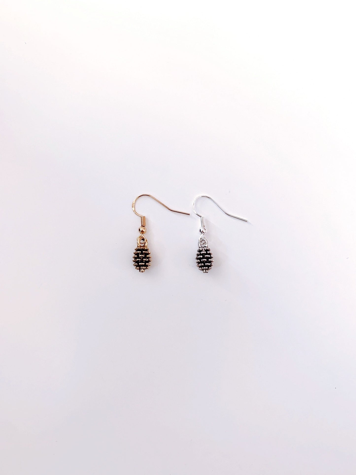 Unique Mini Pine Cone Earrings