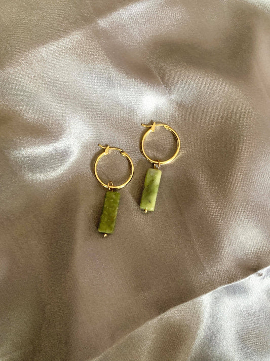 Unique Turquoise Stone Earrings