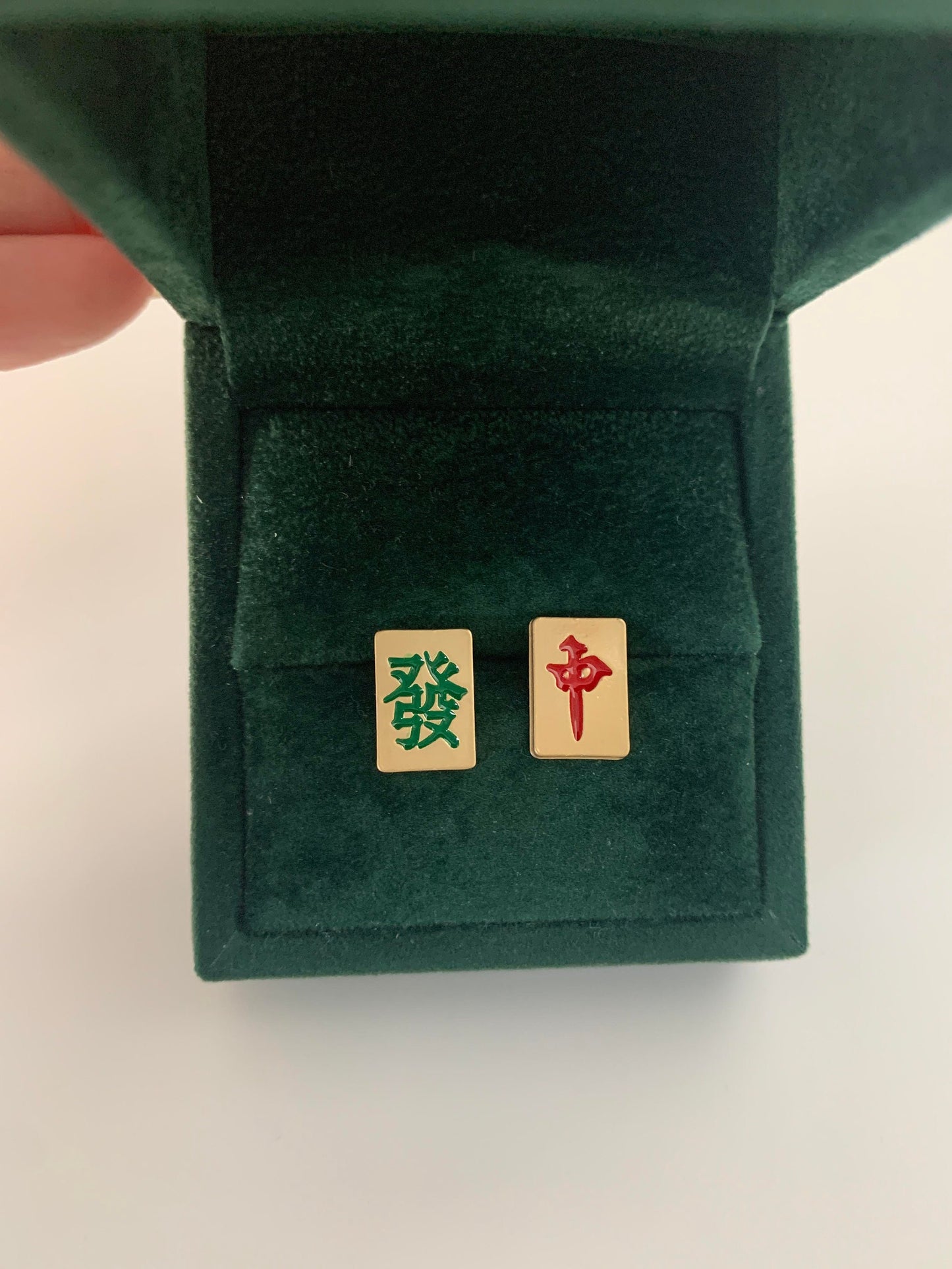Unique Mahjong Earrings