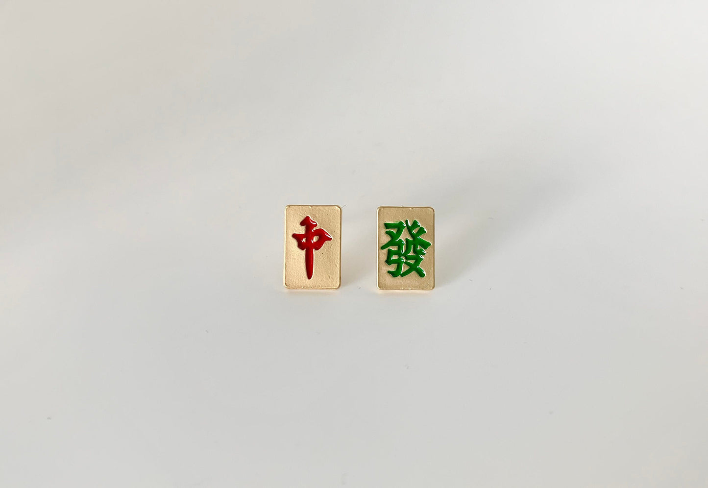 Unique Mahjong Earrings