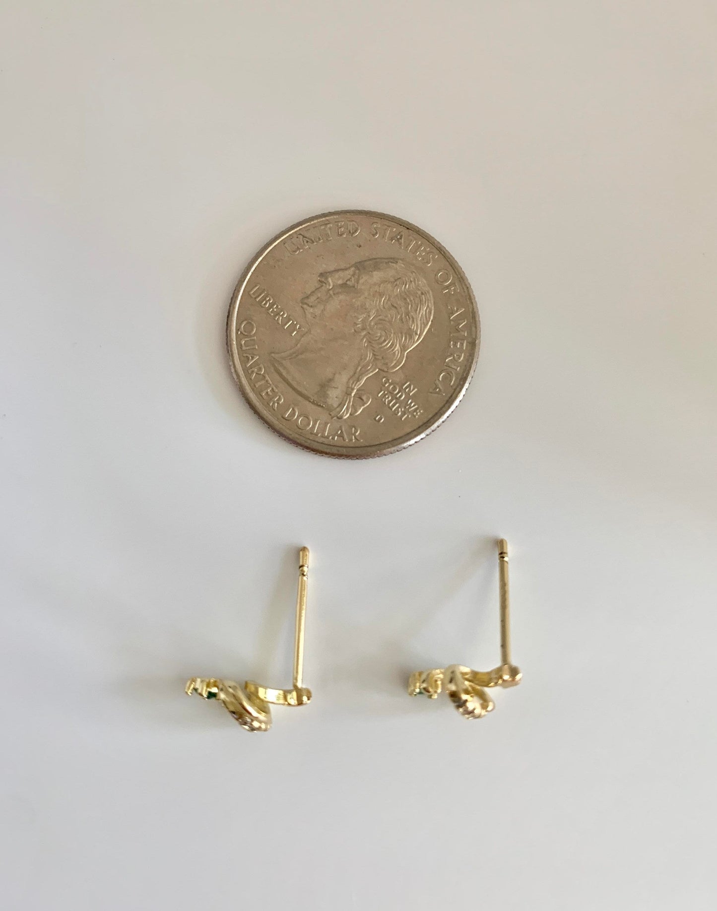 Minimalist Christmas Tree Stud Earrings